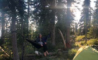 Shariah T.'s photo of tent camping at Scotchmans Peak near Clark Fork, ID