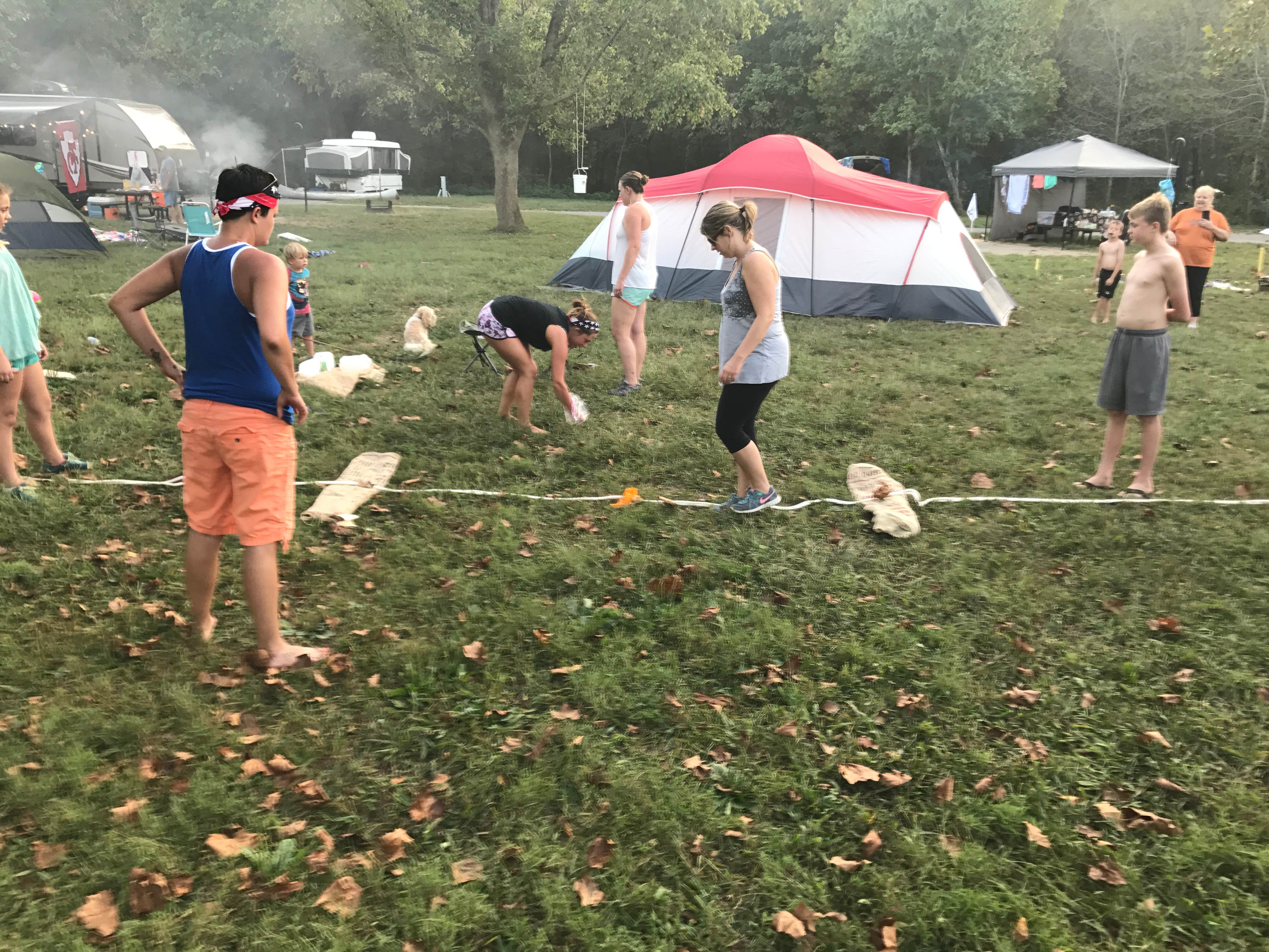 Cathy S.'s photo of camping with pets at Alley Spring Campground — Ozark National Scenic Riverway near Ozark National Scenic Riverways