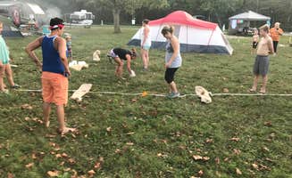 Cathy S.'s photo of camping with pets at Alley Spring Campground — Ozark National Scenic Riverway near Van Buren, MO