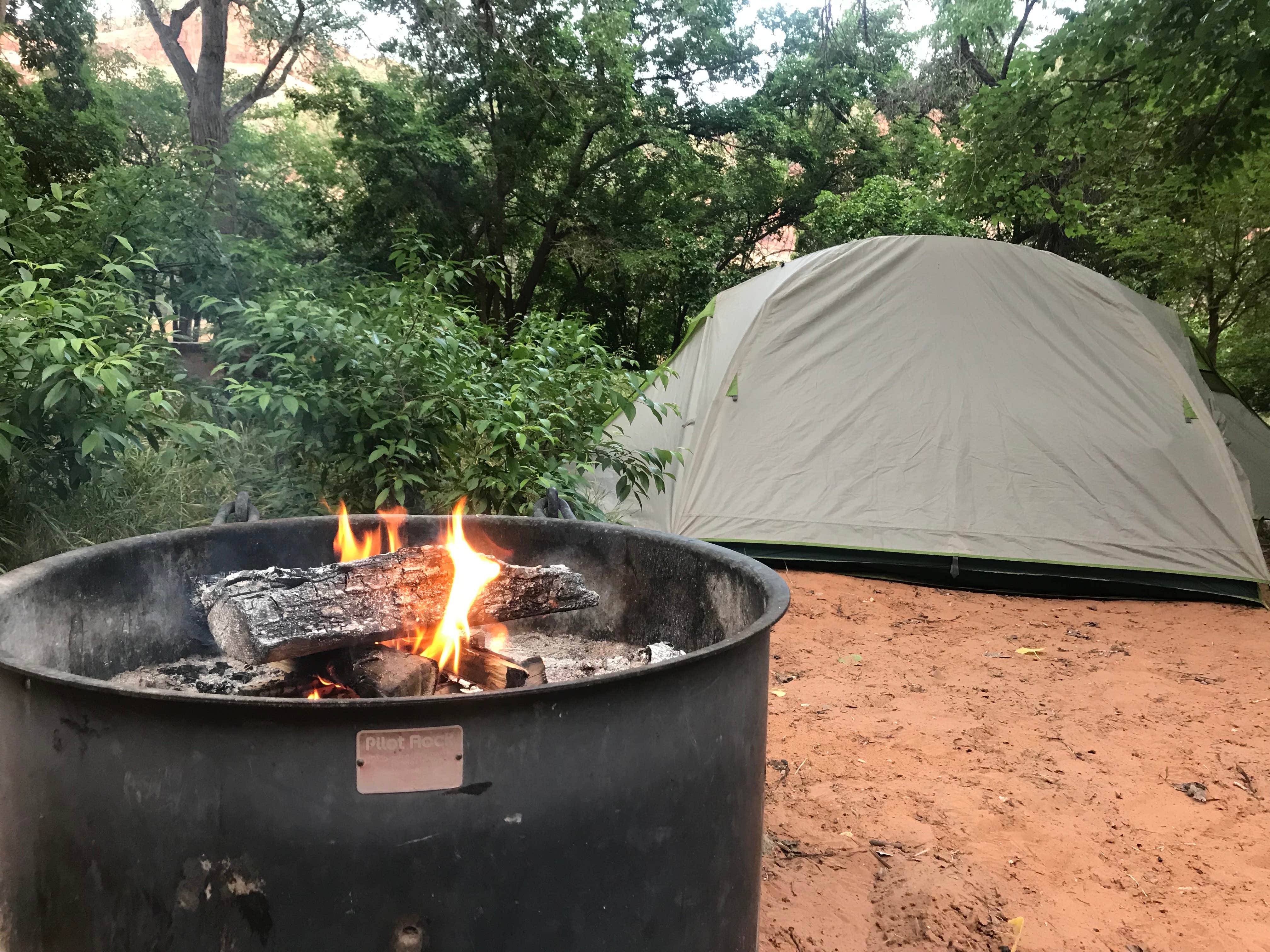 Anthony P.'s photo of tent camping at Jaycee Park Campground near Arches National Park