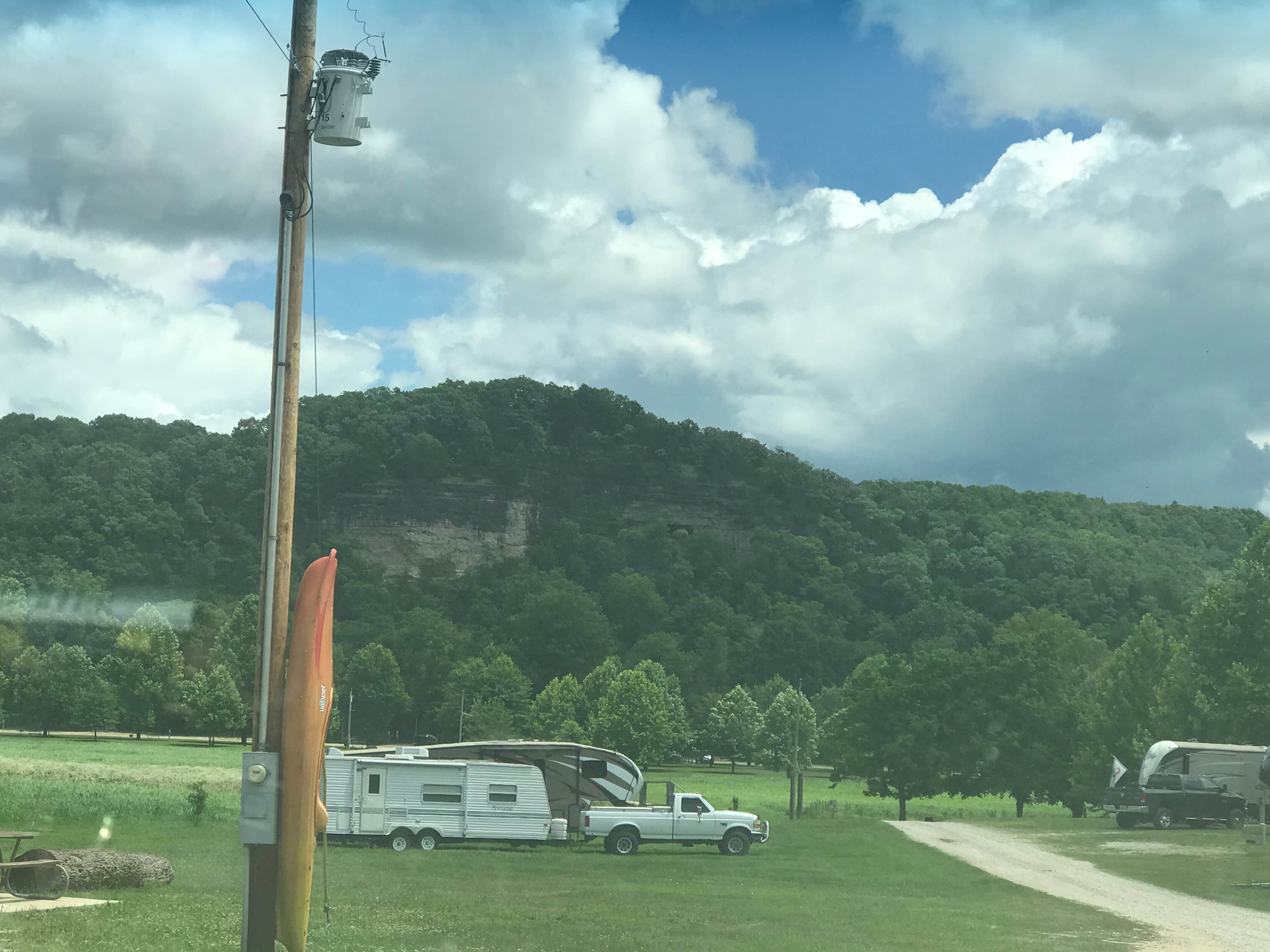 Cathy S.'s photo of rv camping at Boiling Springs Campground near Roby, MO