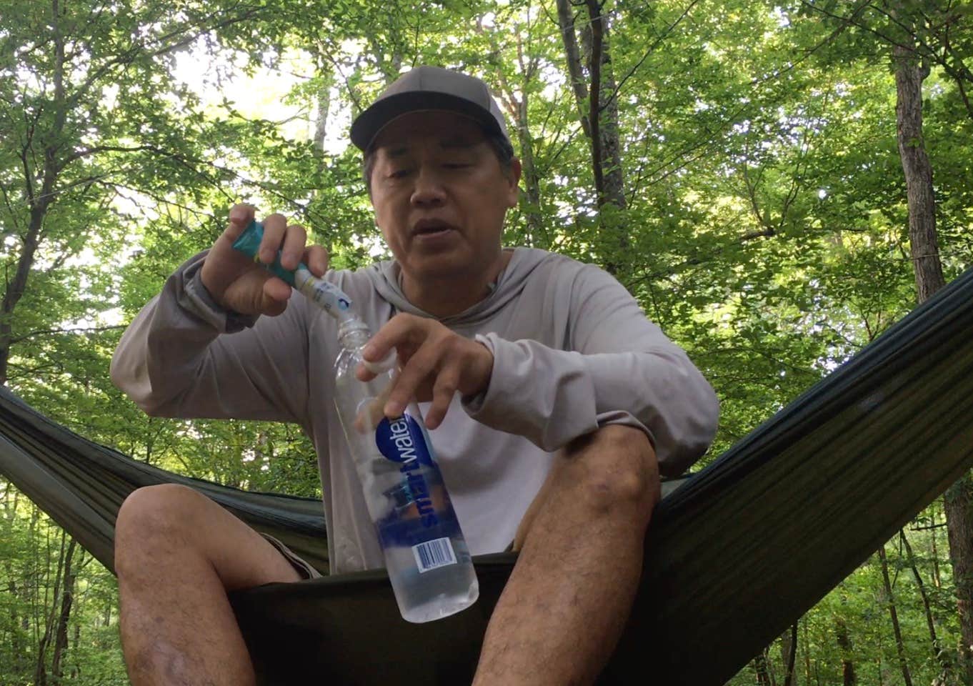 Camper-submitted photo at Straight Creek Campsite on the Eagle Rock Loop near Vandervoort, AR