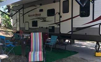 Ashley T.'s photo of rv camping at Chicken Creek near Tenkiller Ferry Lake