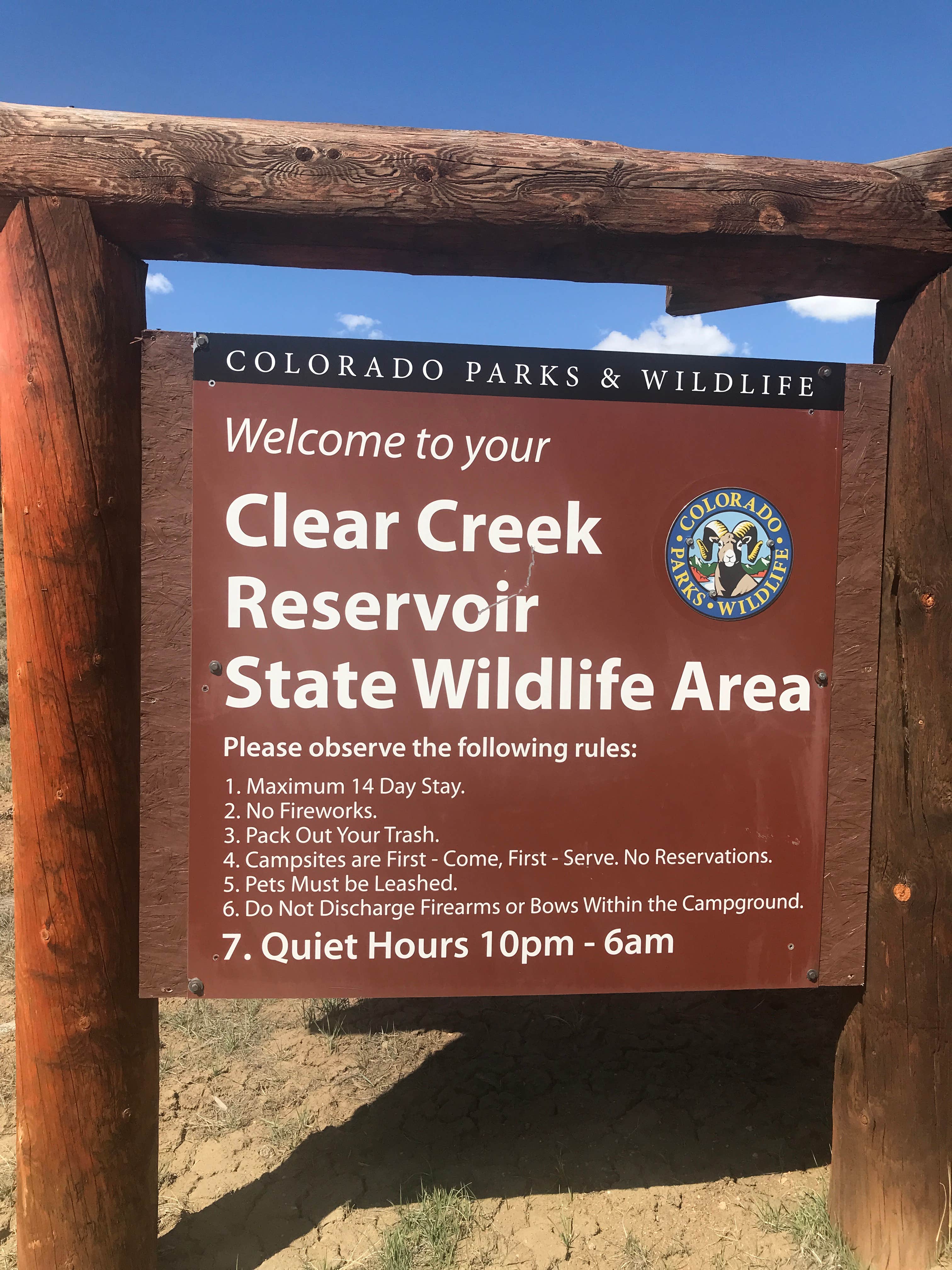 Camper-submitted photo at Clear Creek Reservoir near Basalt, CO
