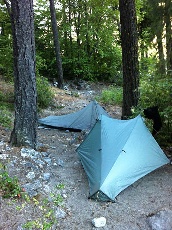 Rick P.'s photo of tent camping at Purple Point Campground — Lake Chelan National Recreation Area near Manson, WA