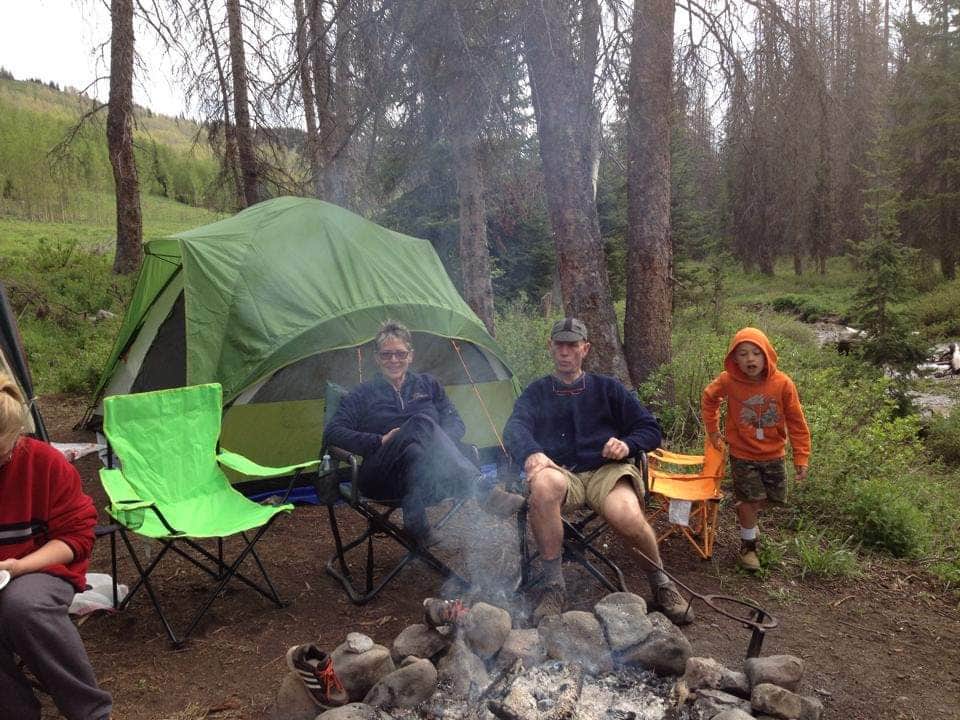 Derek E.'s photo of tent camping at Dispersed Camping--Mill Hollow/Utah FR054 near Snowbird, UT