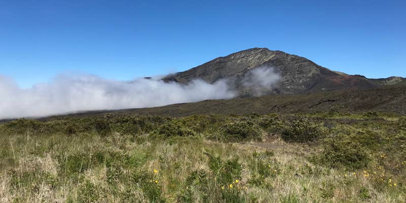 Camper submitted image from Holua Primitive Wilderness Campsite — Haleakalā National Park