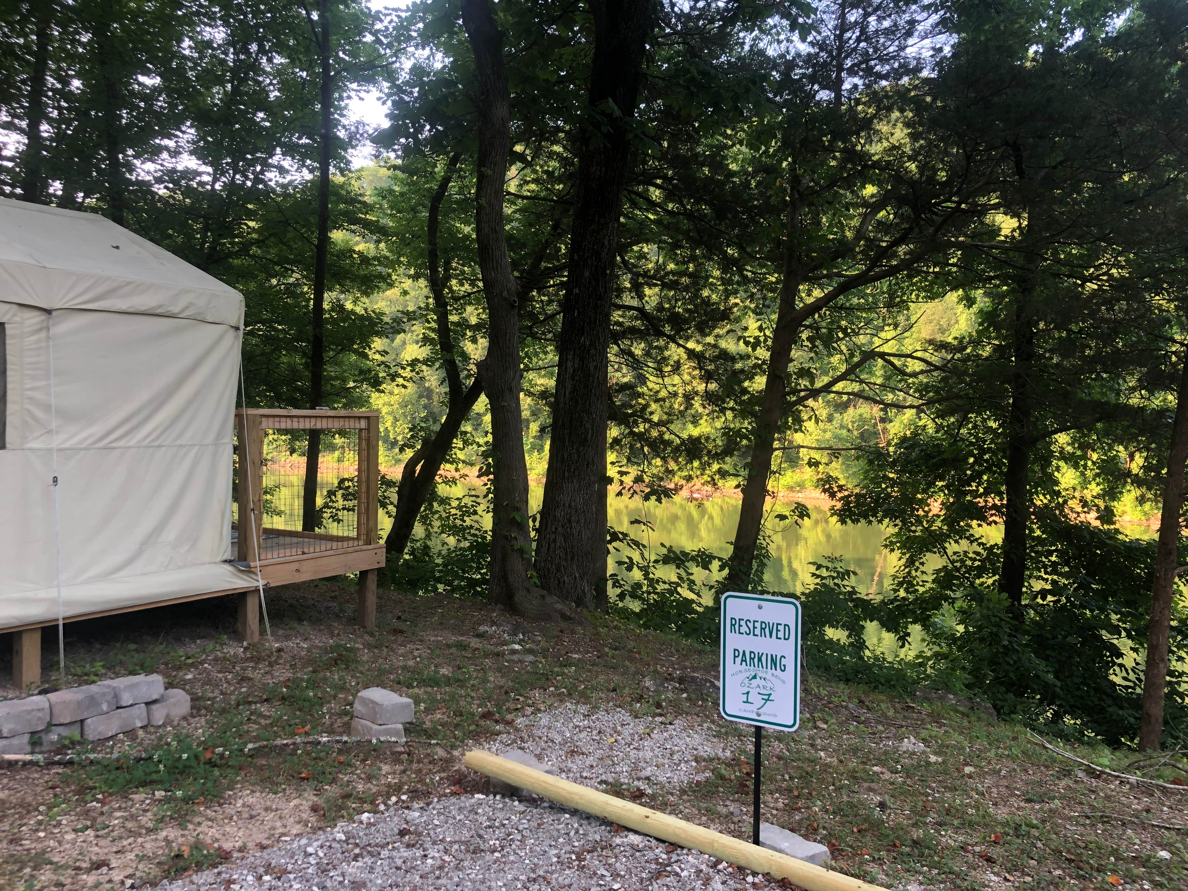 Lori H.'s photo of tent camping at Horseshoe Bend Marina near Lebanon, TN
