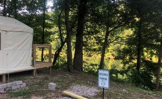 Lori H.'s photo of tent camping at Horseshoe Bend Marina near Crab Orchard, TN