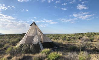 Hayley K.'s photo of tent camping at Rabbit Hole Ranch near Westcliffe, CO