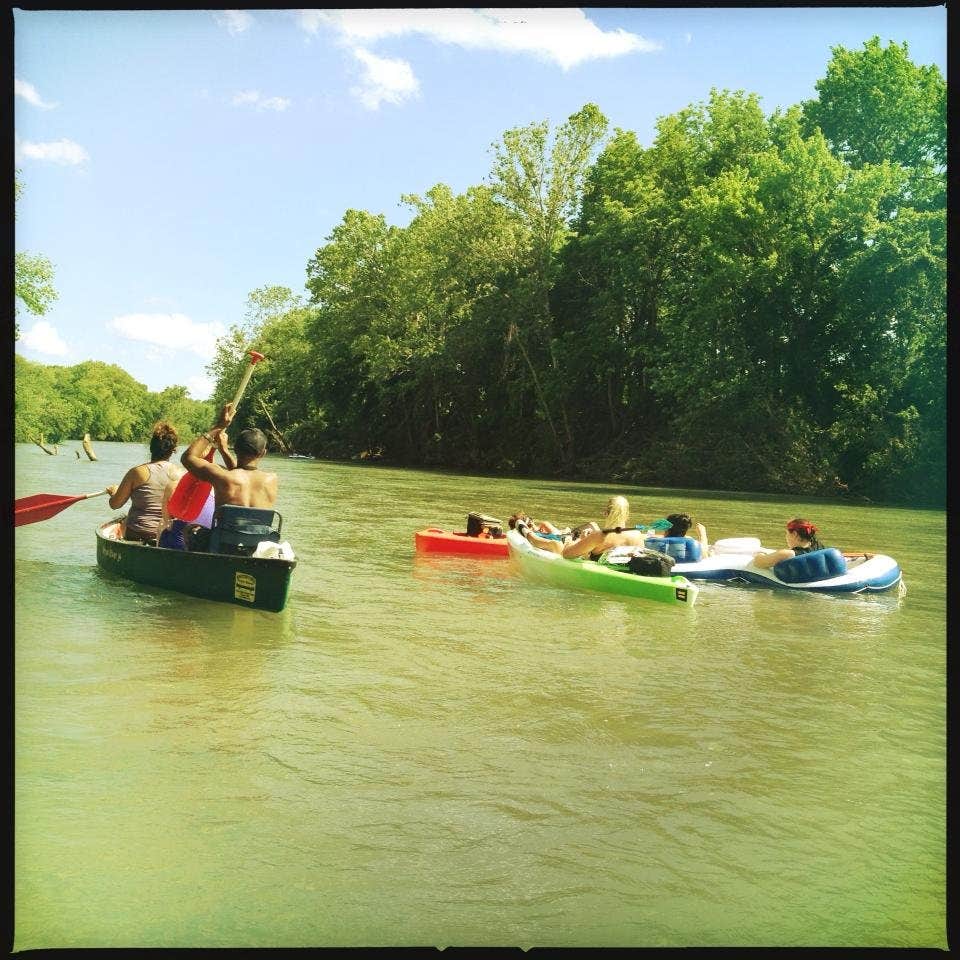 Camper-submitted photo at Hootentown Canoe Rental & Campground near Aurora, MO