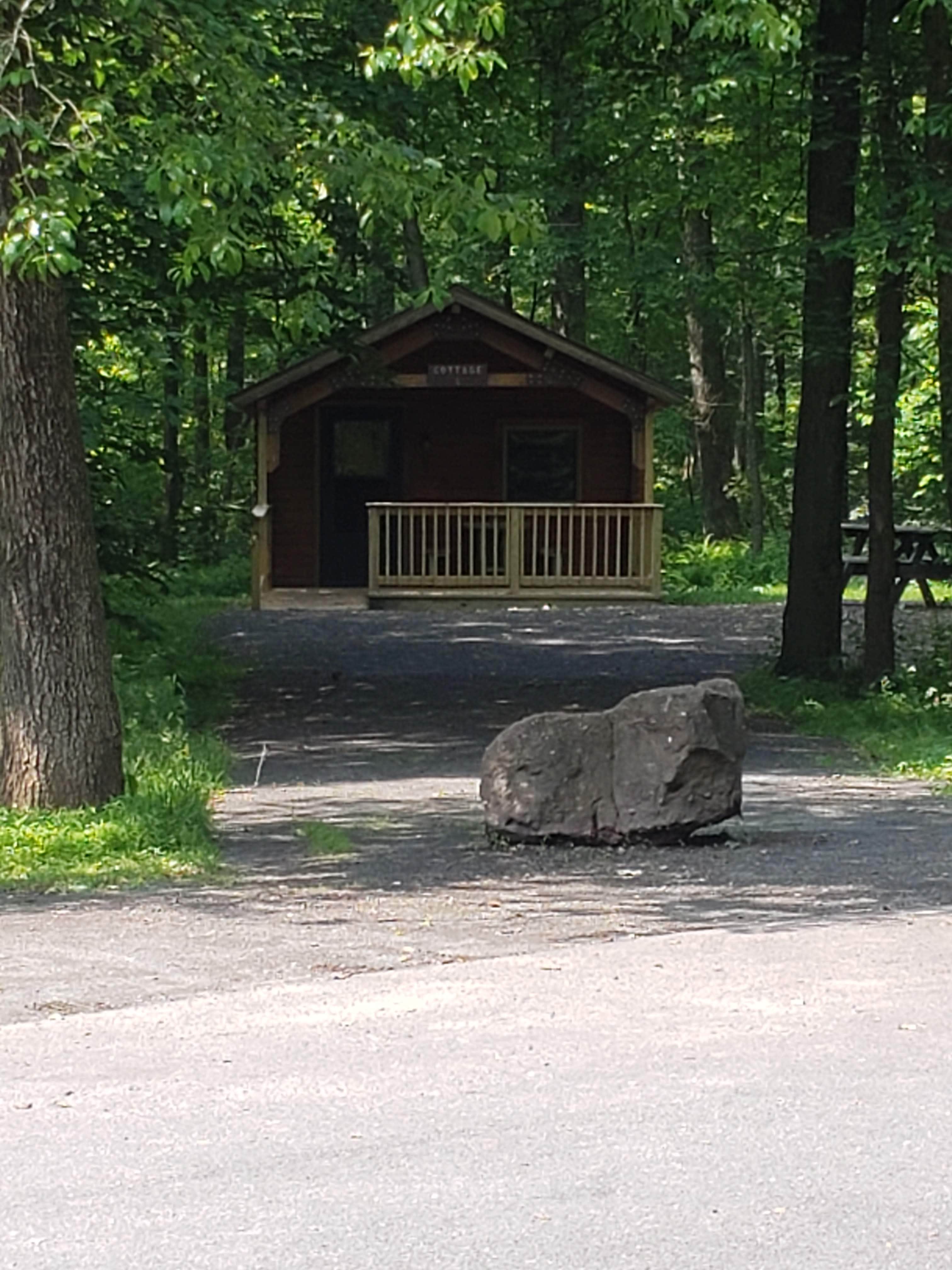 Jen R.'s photo of glamping accommodations at French Creek State Park Campground near Carneys Point, NJ
