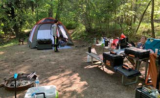 Jason P.'s photo of tent camping at Lake Chelan State Park Campground near Waterville, WA