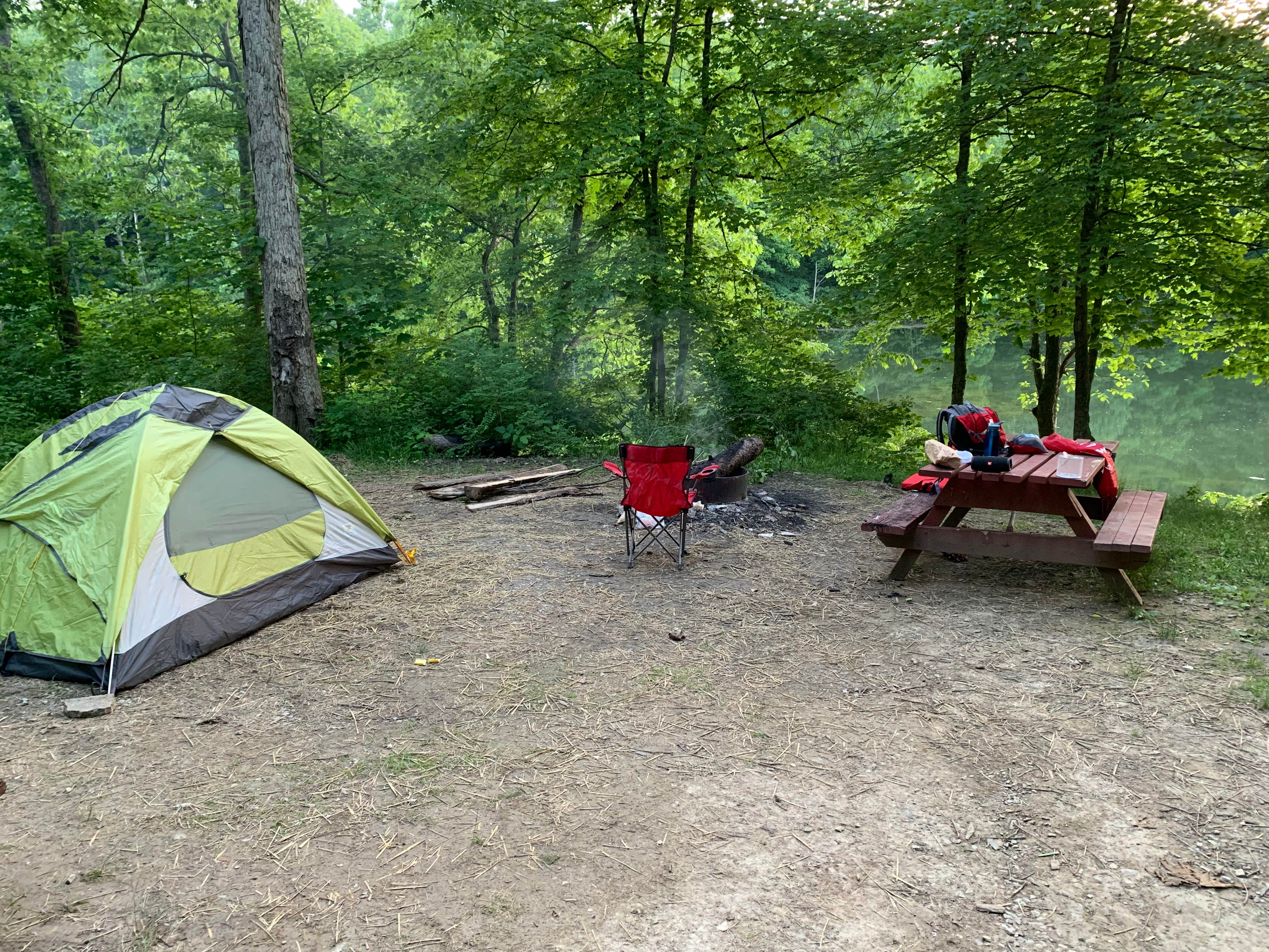 Camper submitted image from Sand Hollow (Campground C) — Jesse Owens State Park - 4