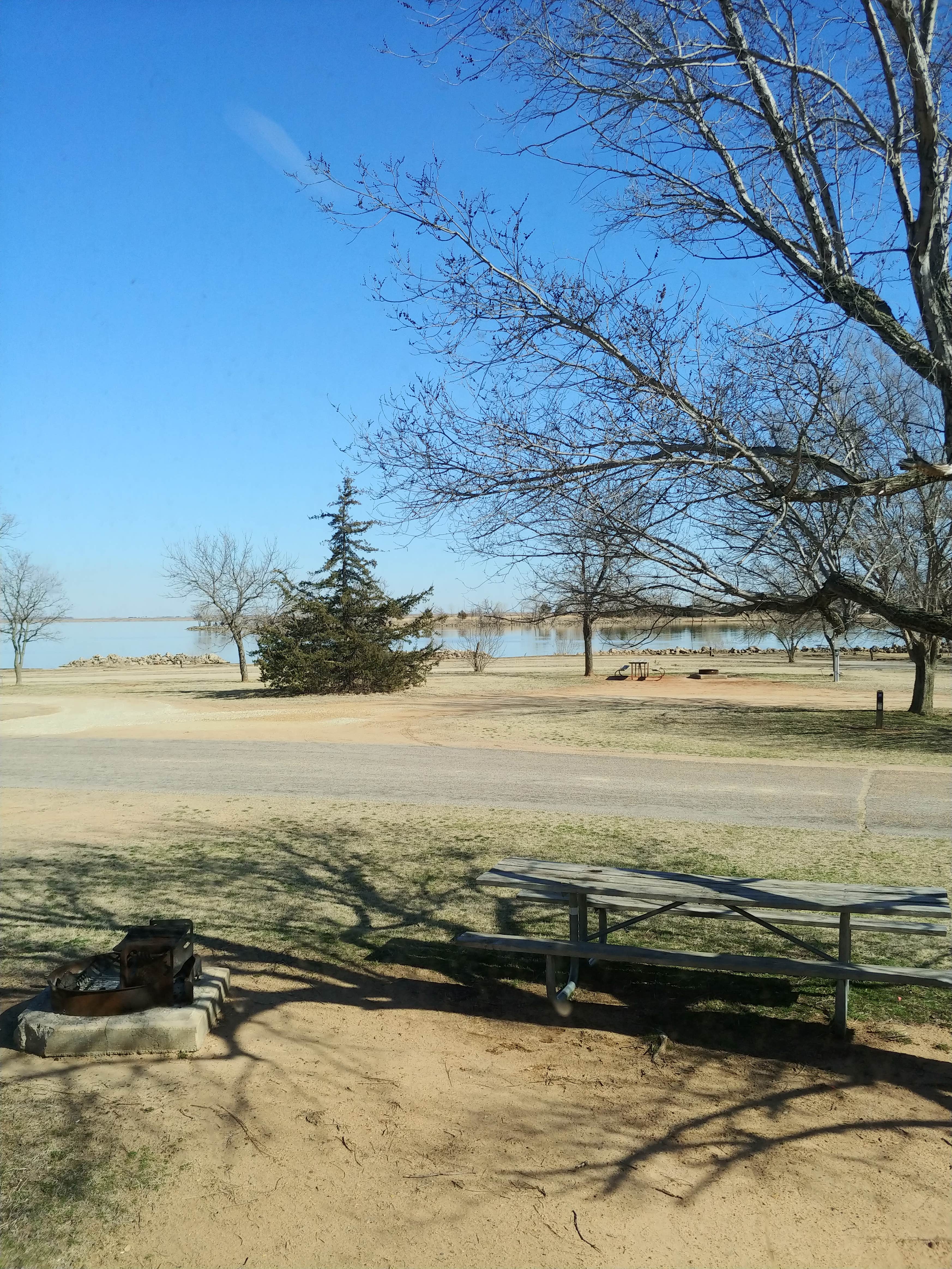 Camper-submitted photo at West Shore Camping Area — Cheney State Park near McPherson, KS
