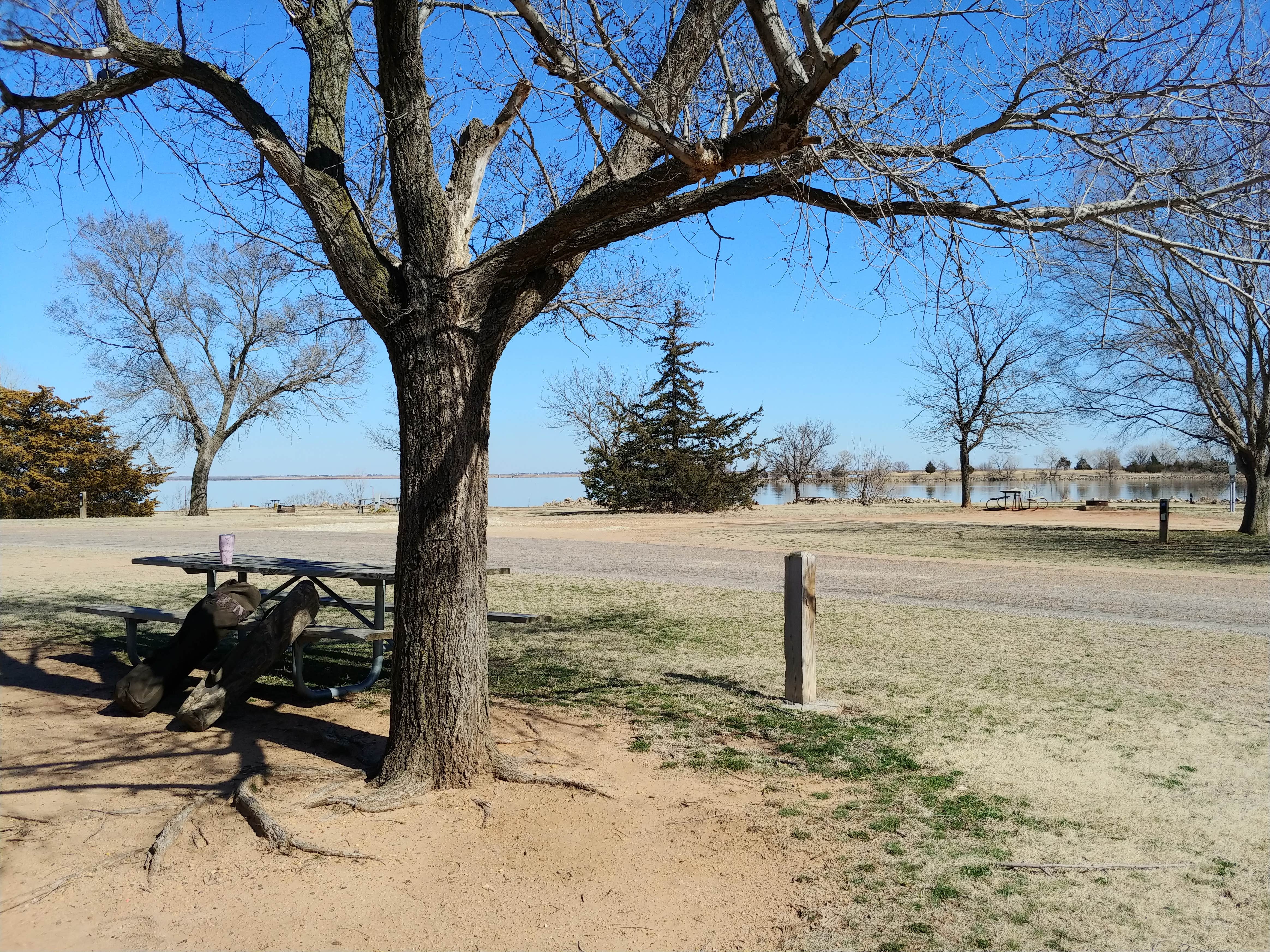 Camper-submitted photo at West Shore Camping Area — Cheney State Park near McPherson, KS