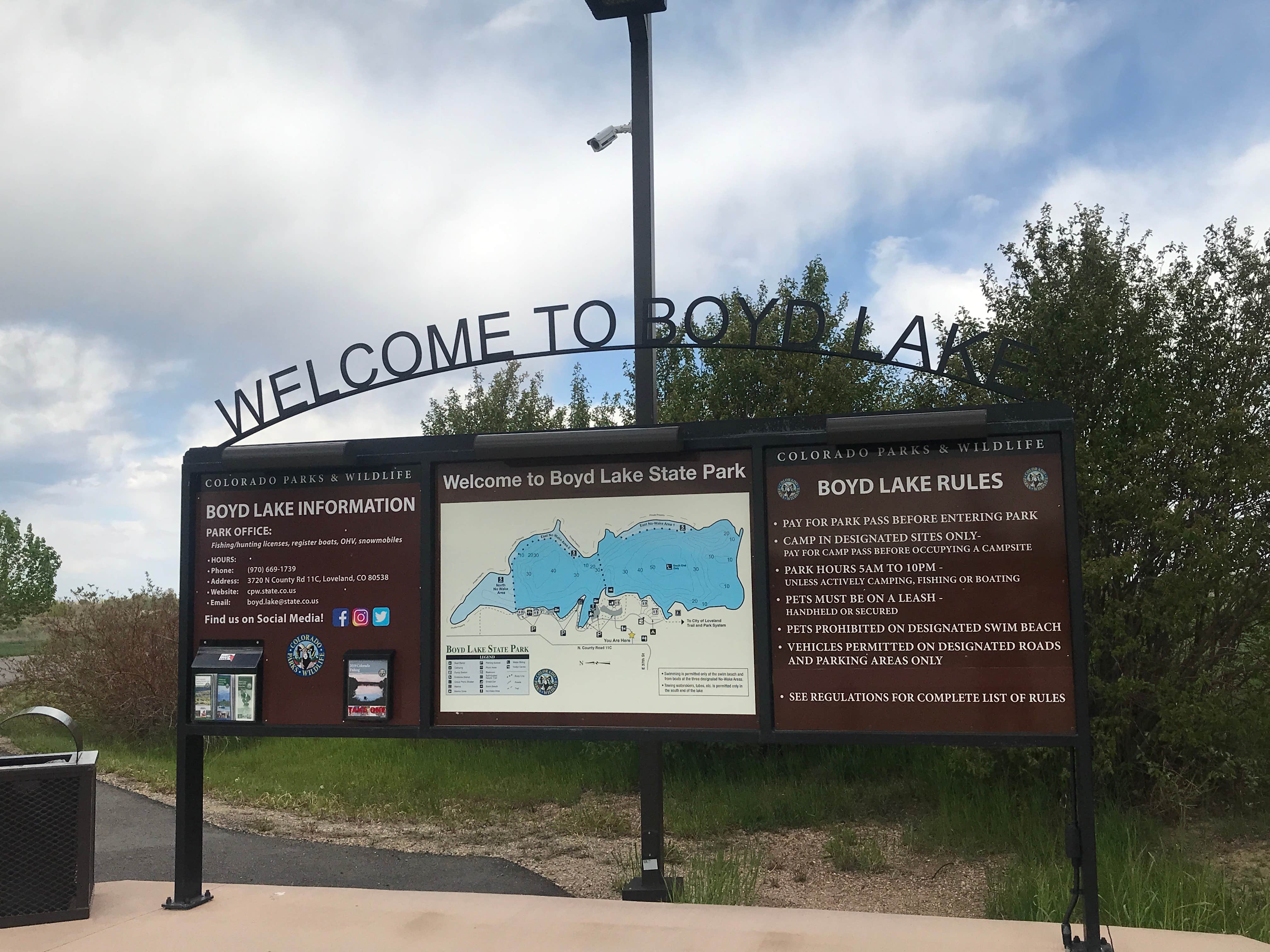 Camper-submitted photo at Cottonwood Campground — Boyd Lake State Park near Ault, CO
