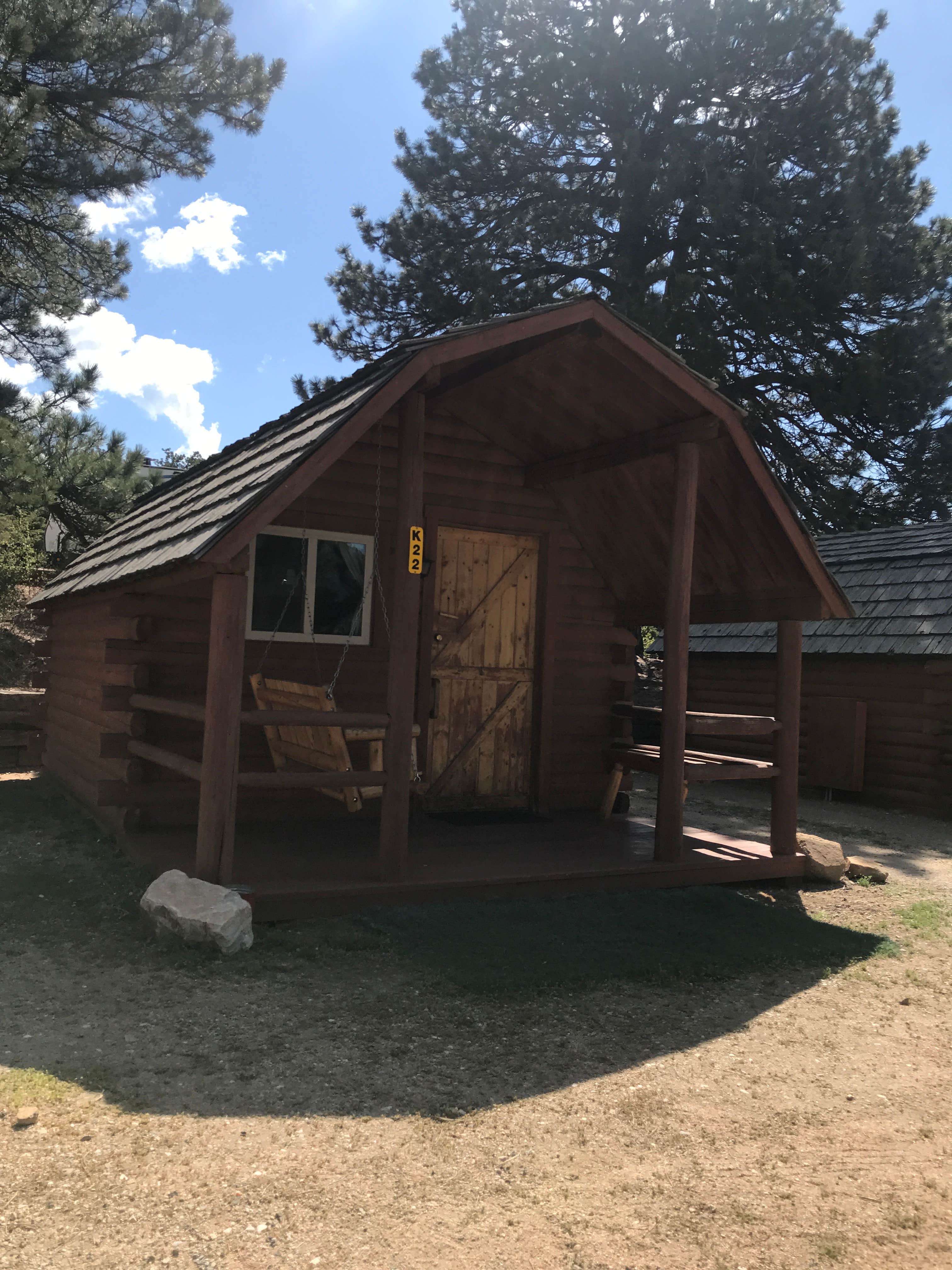 Crystal C.'s photo of glamping accommodations at Estes Park KOA near Allenspark, CO