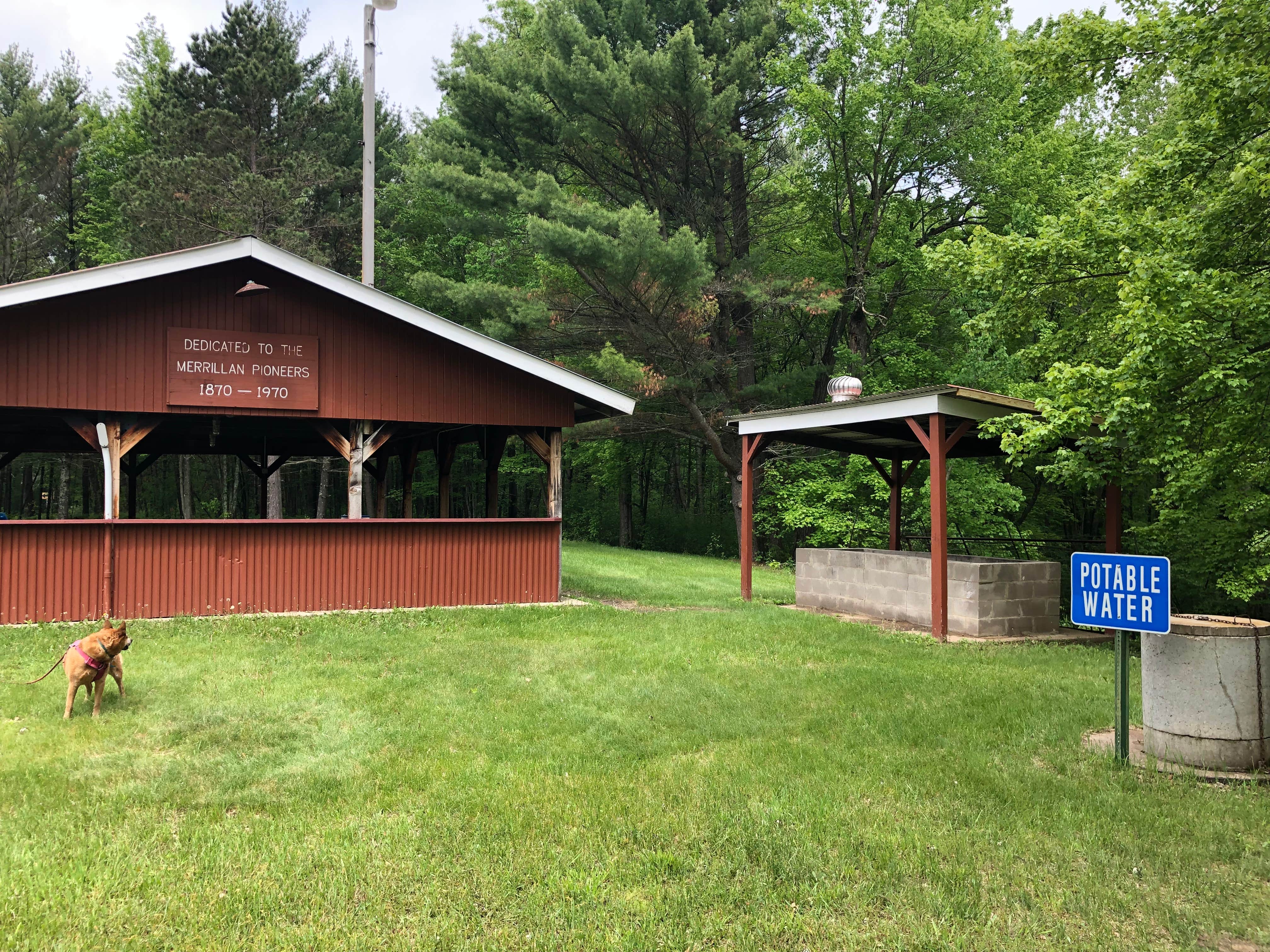 Art S.'s photo of camping with pets at Gile Memorial Village near Marshfield, WI