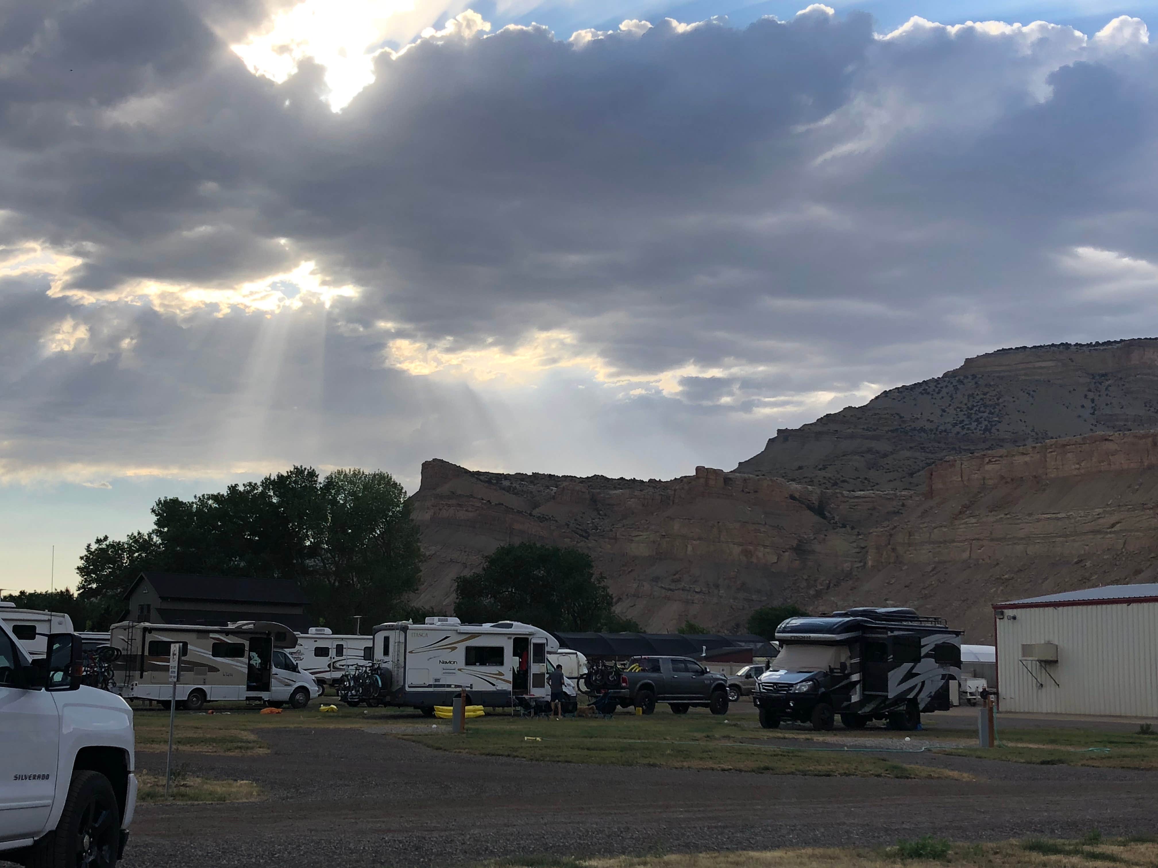 Chris R.'s photo of rv camping at Palisade Basecamp RV Resort near Austin, CO