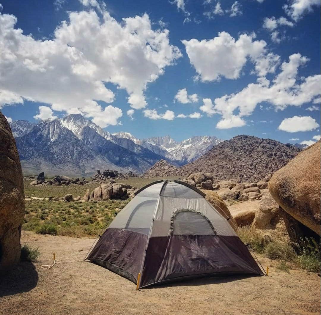 Amber D.'s photo of a dispersed camping area at Alabama Hills Recreation Area near Alabama Hills, CA