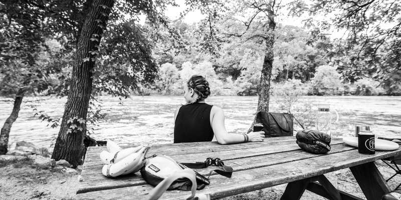 Camper submitted image from French Broad River Campground - Permanently Closed