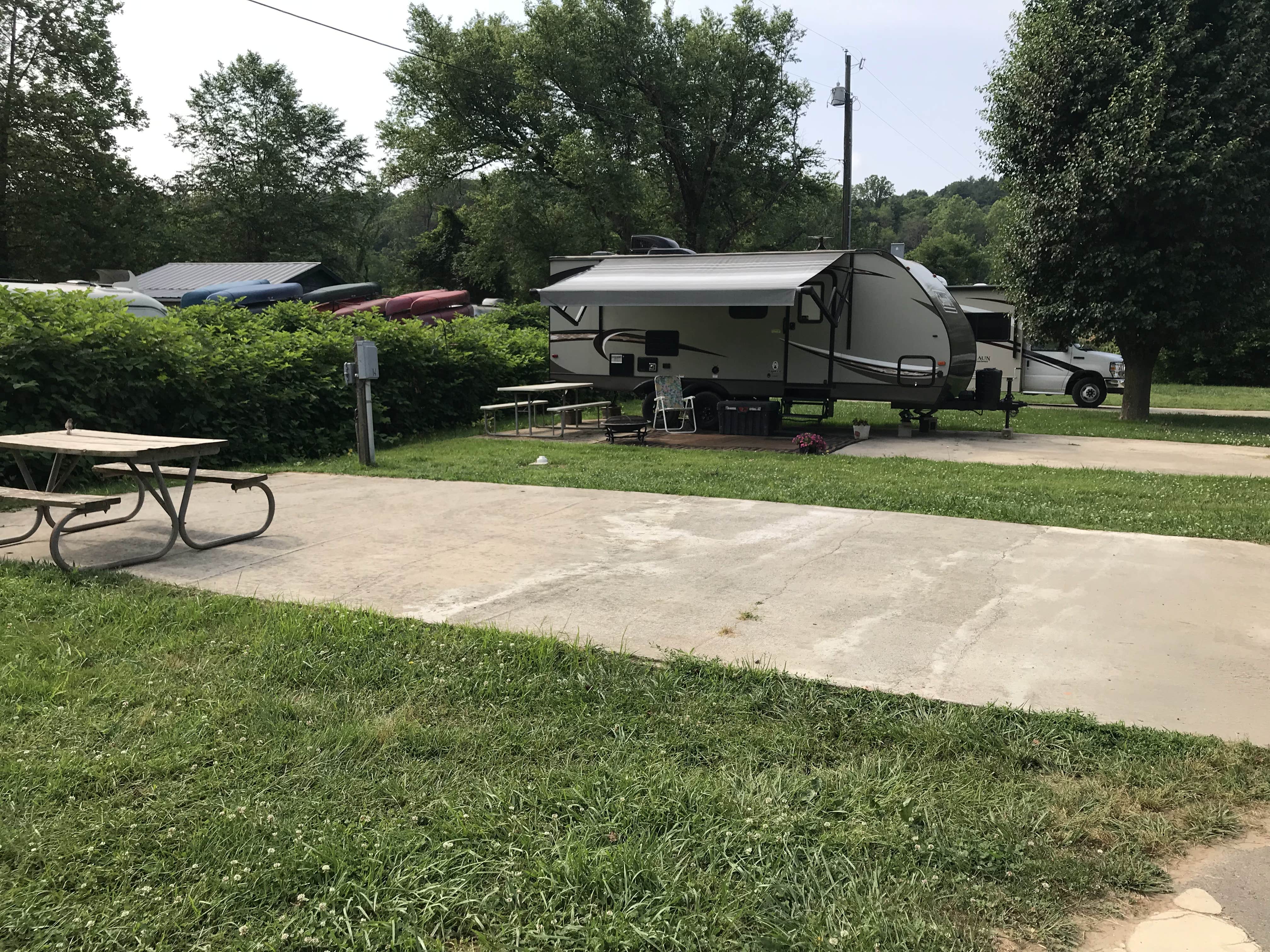 Camper-submitted photo at Wilson's Riverfront RV Park near Candler, NC
