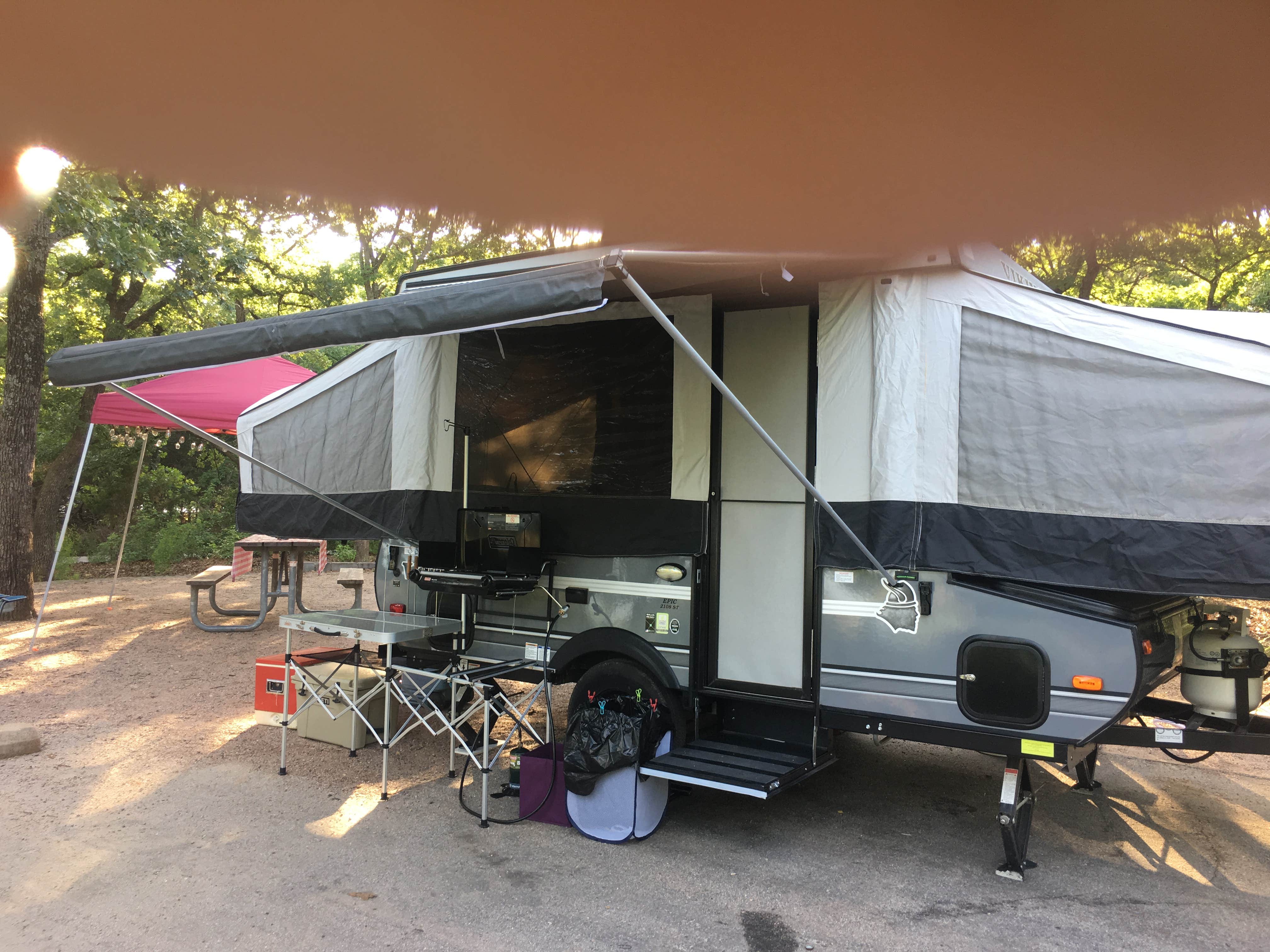 Gina H.'s photo of rv camping at Buckhorn Campground Loop C — Chickasaw National Recreation Area near Ada, OK