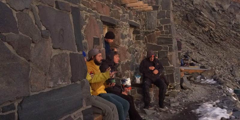 Camper submitted image from Camp Muir — Mount Rainier National Park