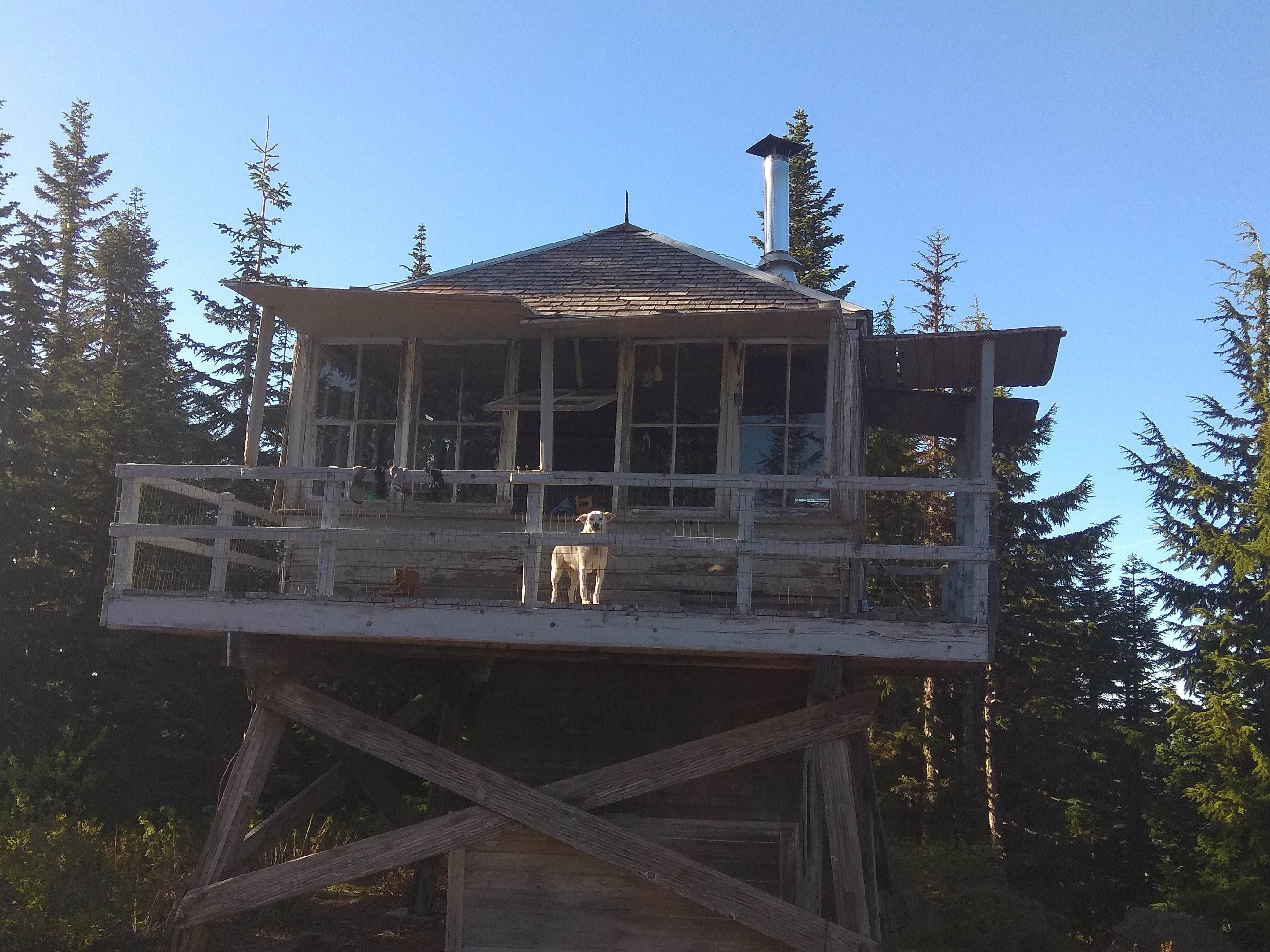 Tyler N.'s photo of a cabin at Devil's Peak Lookout near Government Camp, OR