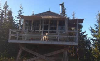 Tyler N.'s photo of a cabin at Devil's Peak Lookout near Eagle Creek, OR