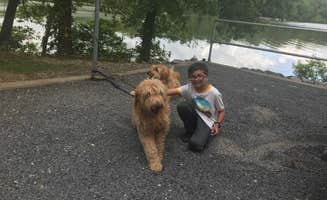 Ines  M.'s photo of camping with pets at Hurricane Creek near Cadiz, KY