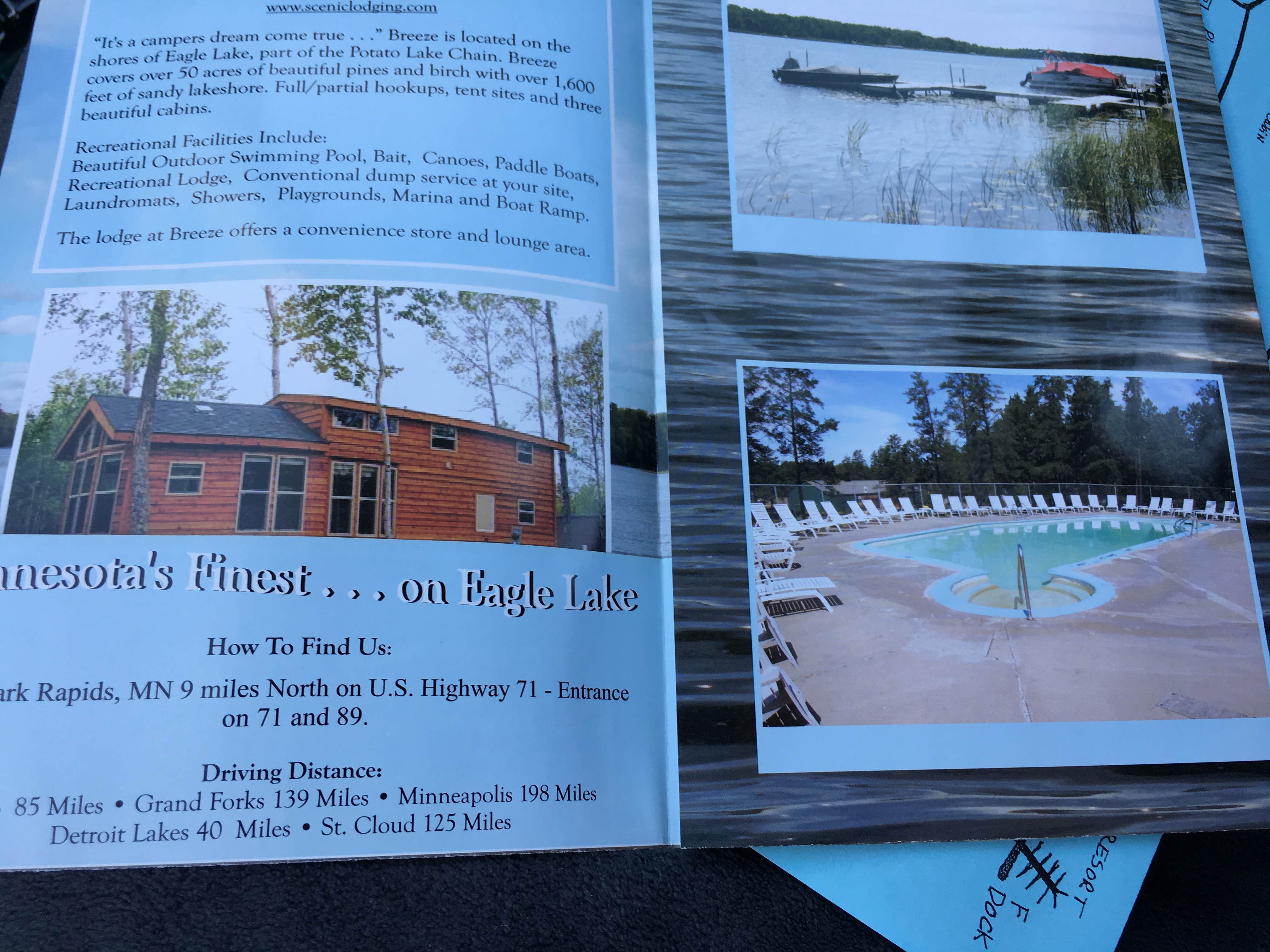 Camper-submitted photo at Breeze Campgrounds near Park Rapids, MN