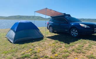 Dakota S.'s photo of a dispersed camping area at Little Camas Reservoir near Fairfield, ID