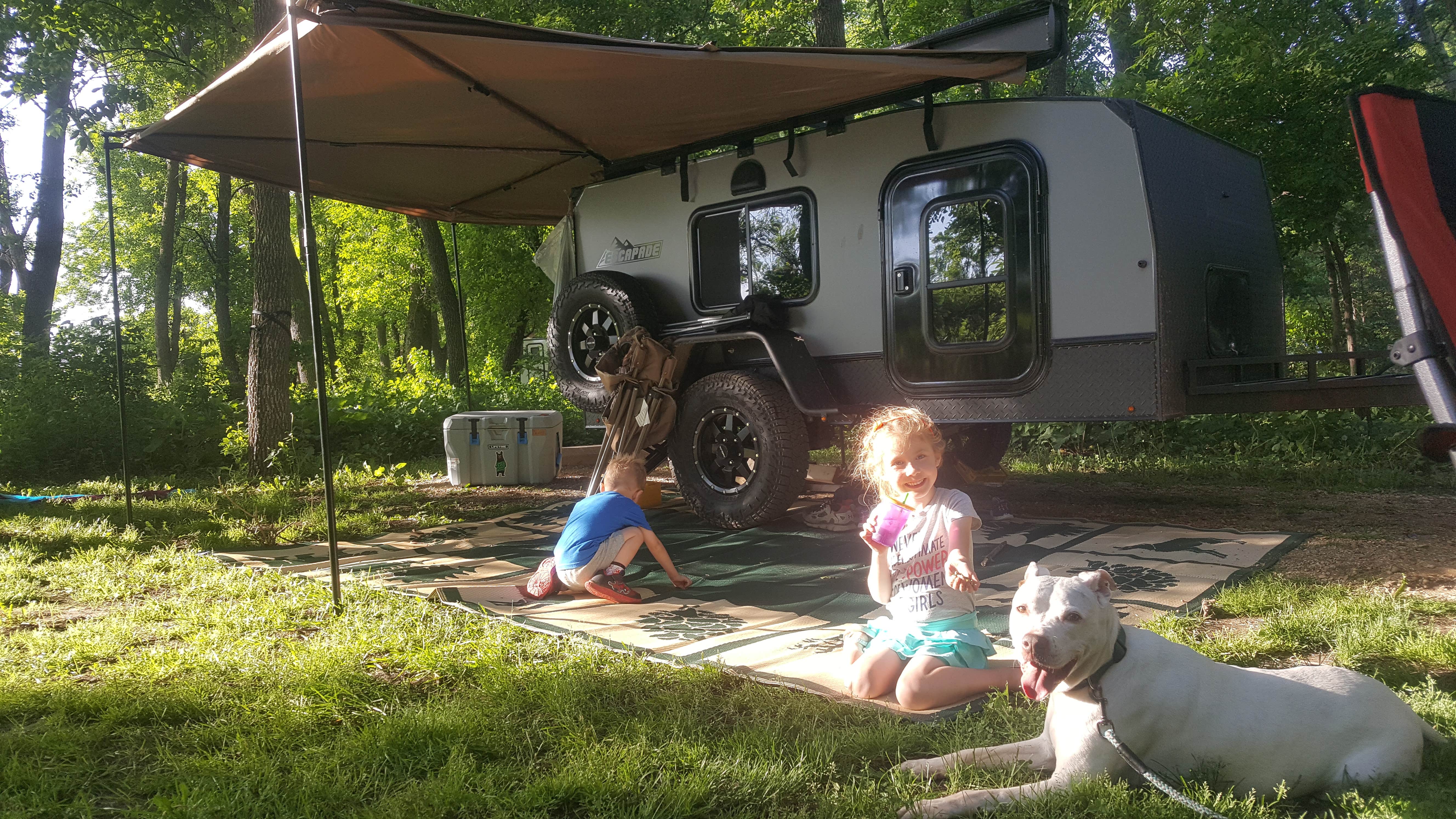 Jeremiah W.'s photo of camping with pets at Cart-In Campground — Split Rock Lighthouse State Park in Minnesota