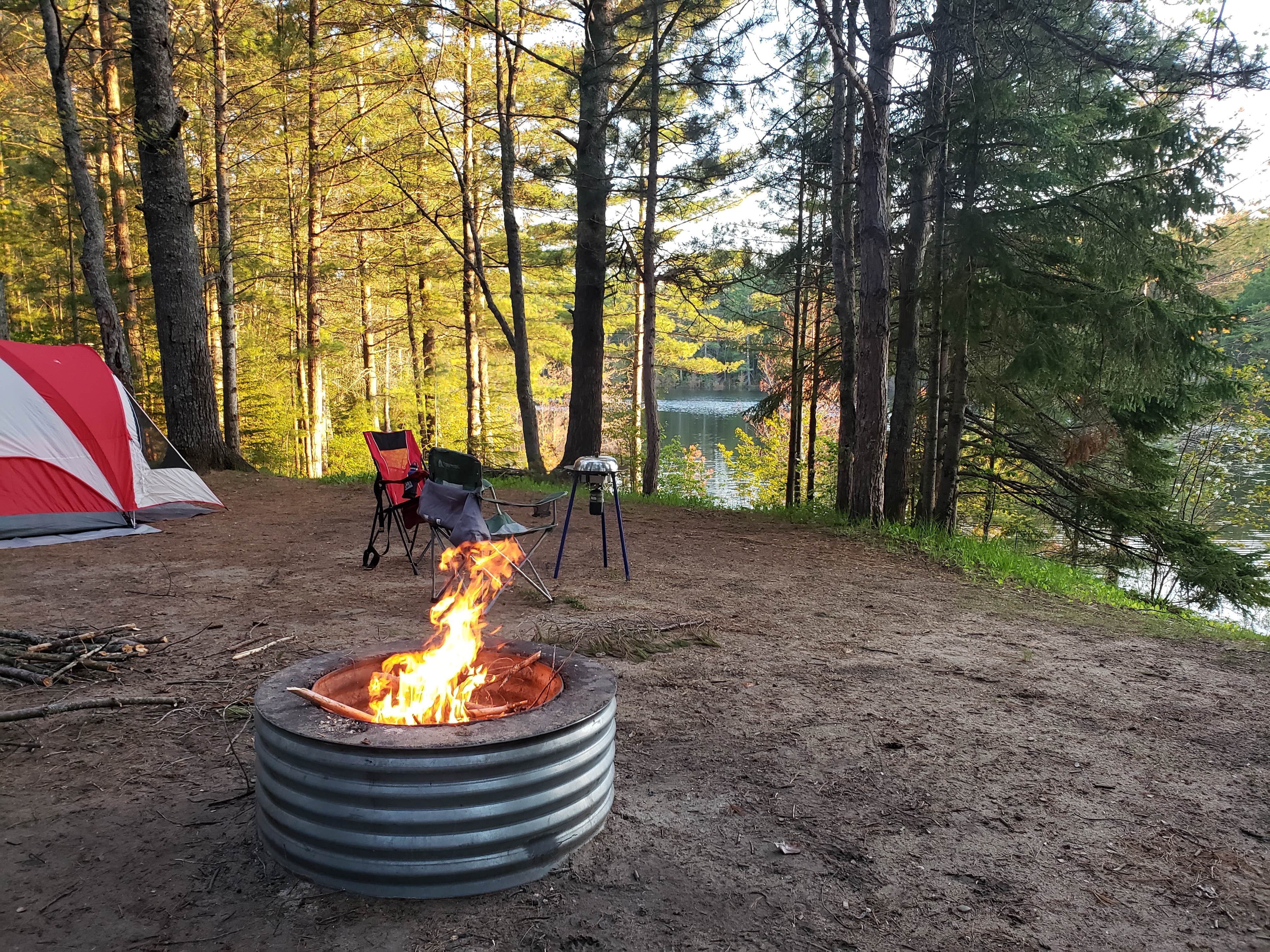 Camper-submitted photo at Kingston Lake State Forest near Pictured Rocks National Lakeshore
