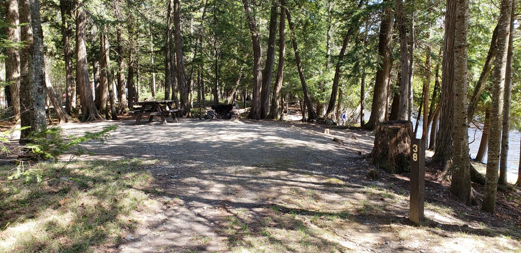Camper submitted image from Rowell Cove Campground — Lily Bay State Park - 3