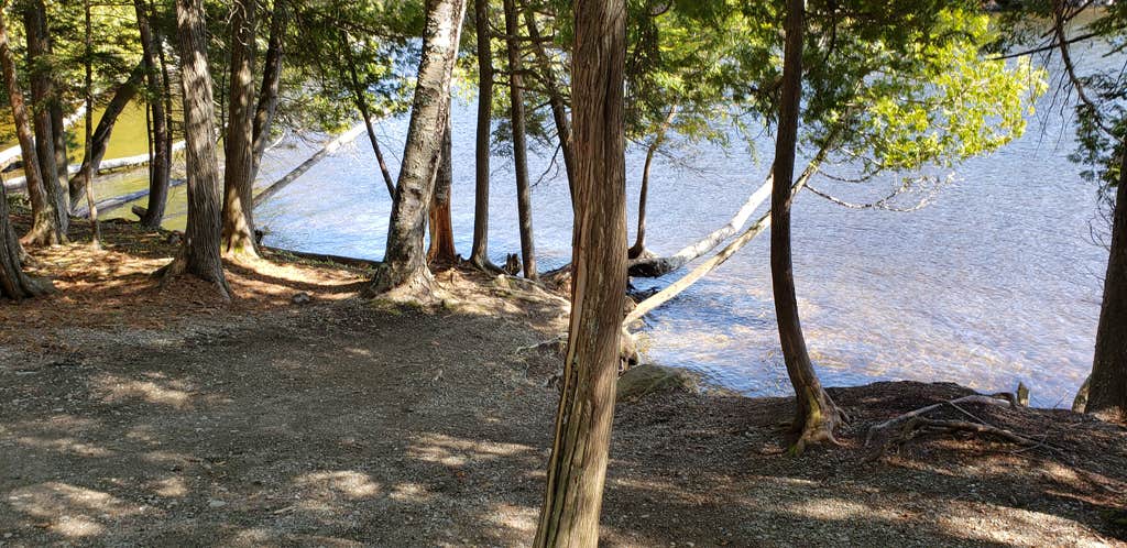 Camper-submitted photo at Rowell Cove Campground — Lily Bay State Park near Caratunk, ME