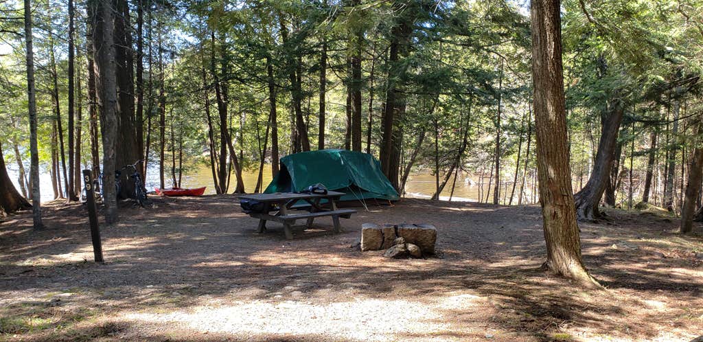 Jean C.'s photo at Rowell Cove Campground — Lily Bay State Park near Rockwood, ME
