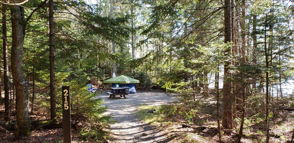 Jean C.'s photo at Rowell Cove Campground — Lily Bay State Park near Willimantic, ME