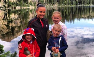Derek E.'s photo of a dispersed camping area at Cliff Lake Dispersed Camping near Coalville, UT