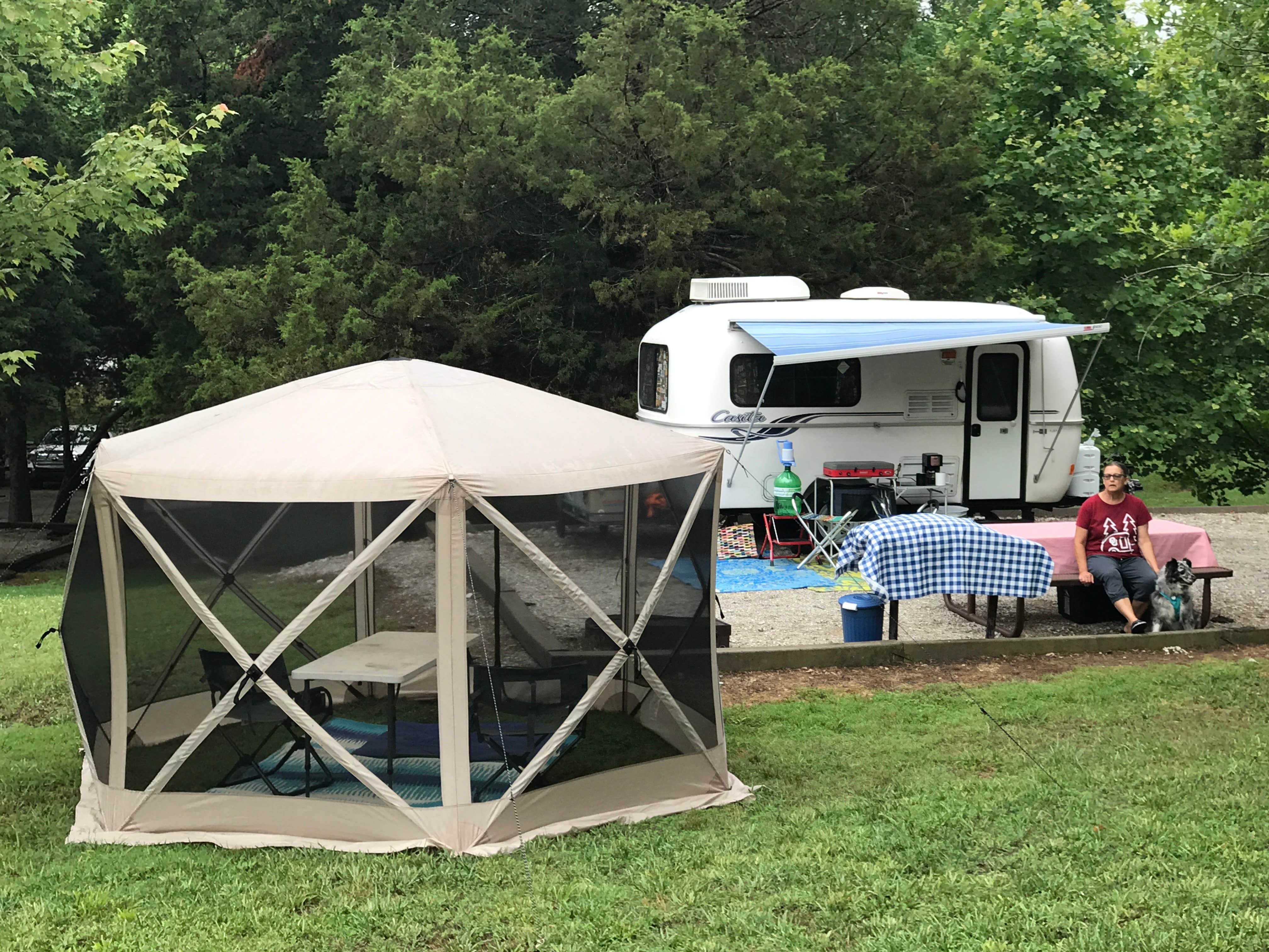 Dan R.'s photo of rv camping at Wax - Nolin River Lake near Horse Cave, KY