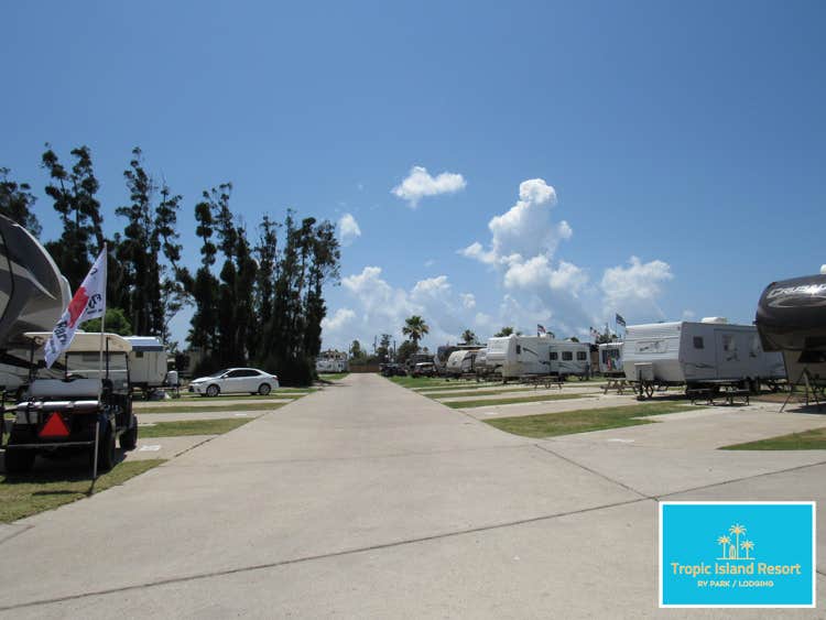 Lisa M.'s photo of rv camping at Tropic Island Resort near Port Aransas, TX