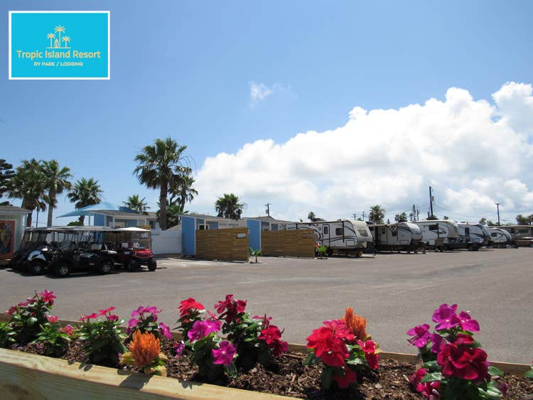 Lisa M.'s photo of rv camping at Tropic Island Resort near Port Aransas, TX
