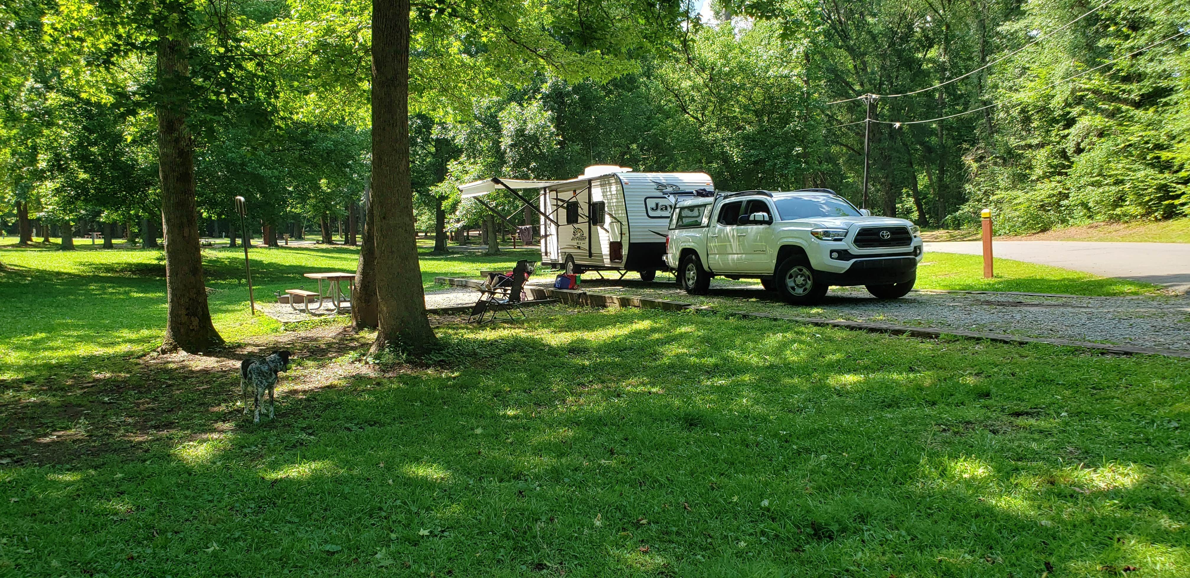 Larry M.'s photo of rv camping at High Falls State Park Campground near Gray, GA