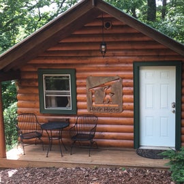 One of the rental cabins