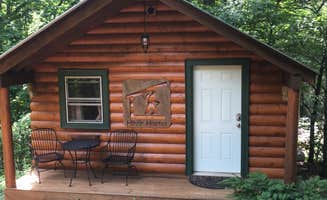 Anna R.'s photo of a cabin at Barefoot Hills Motel near Berkeley Lake, GA