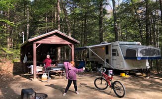 Angela M.'s photo of rv camping at Papoose Pond Family Campground and Cabins near Jay, ME
