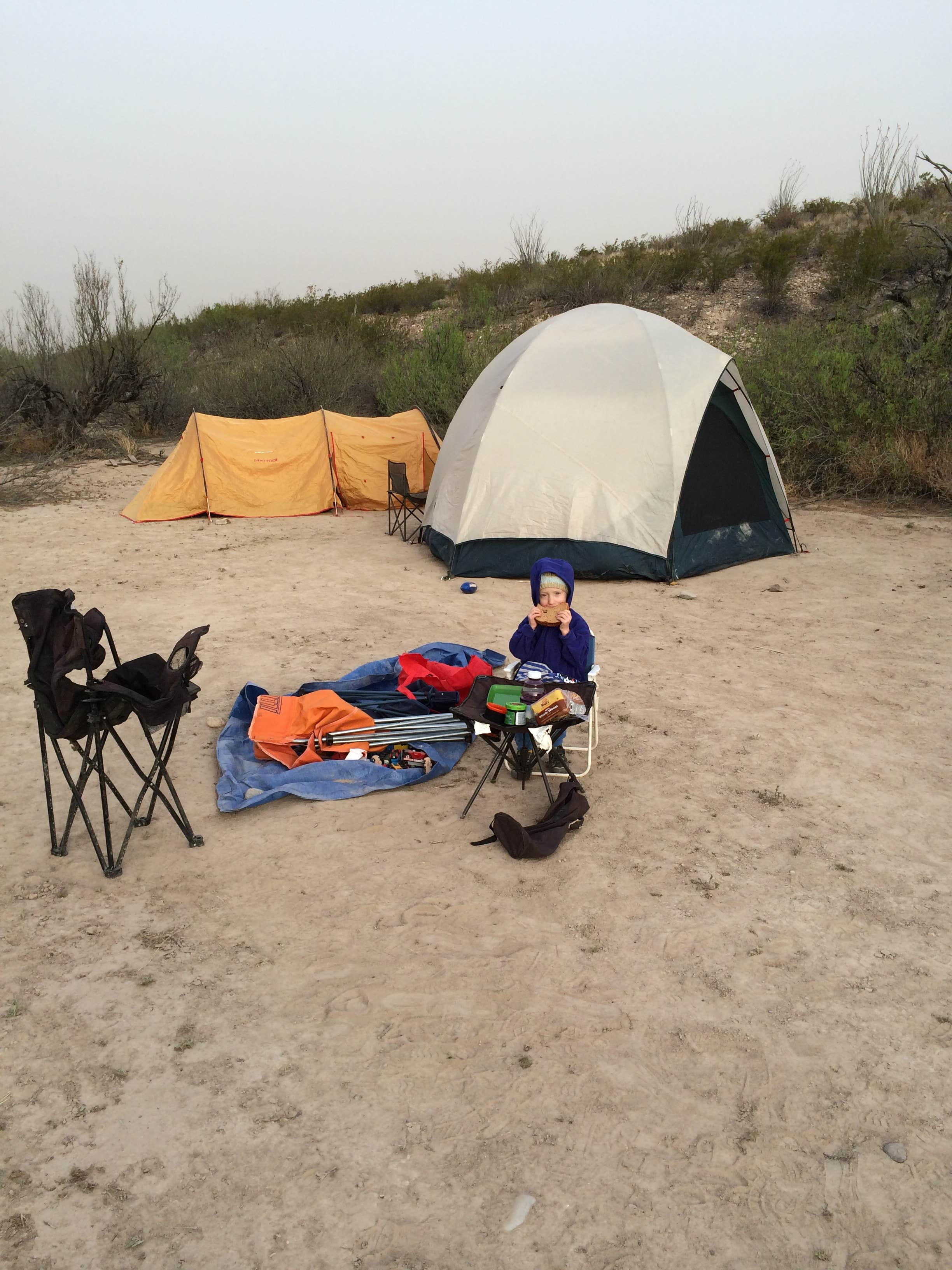 J E.'s photo of tent camping at Johnson Ranch — Big Bend National Park near Terlingua, TX