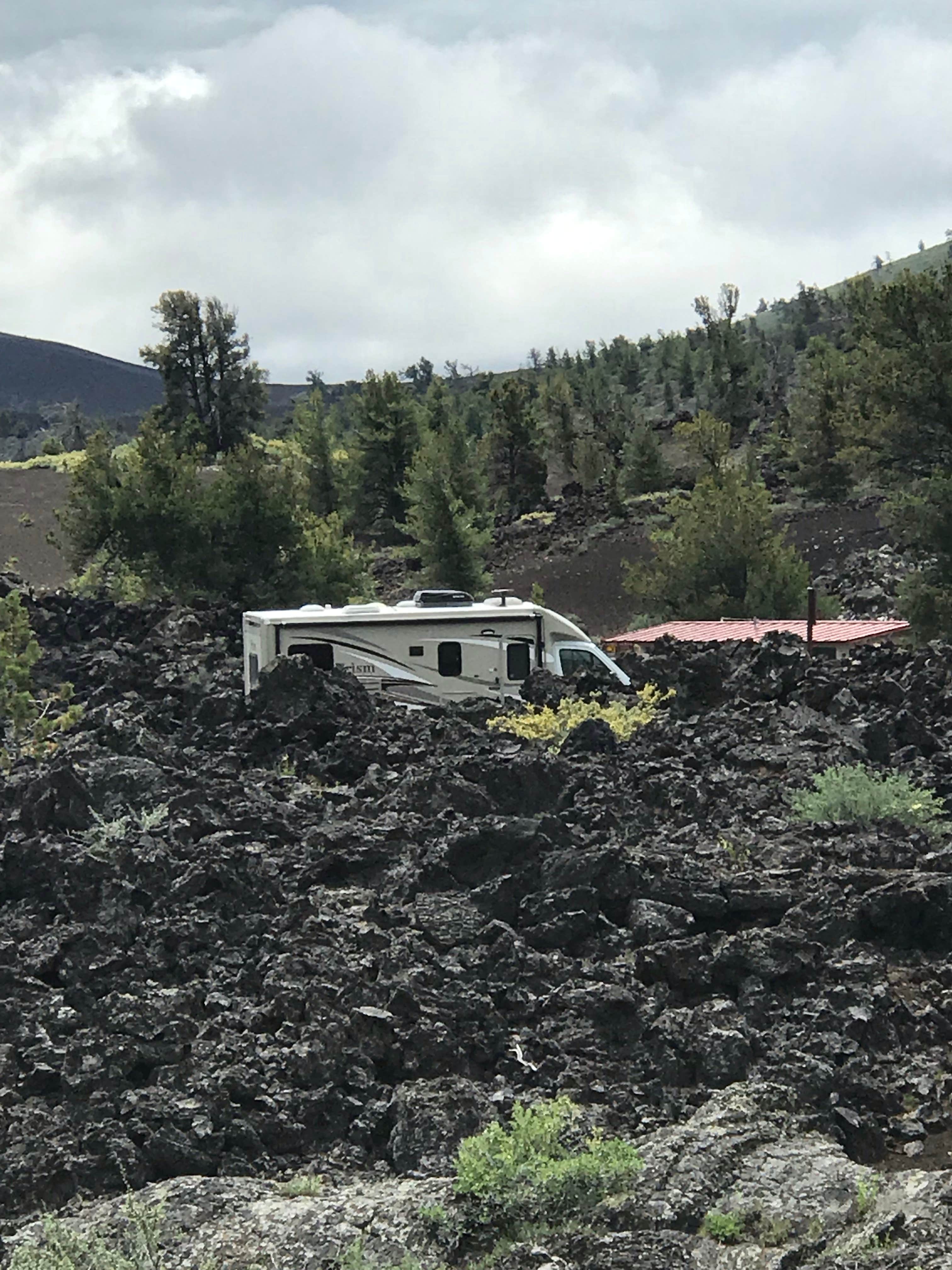 Sheila W.'s photo of rv camping at Group Campground — Craters of the Moon National Monument near Moore, ID